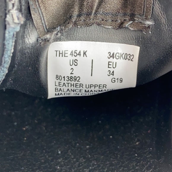 COSMO Kids Black Leather Sneakers US 2 NWT - Picture 13 of 16